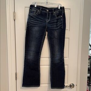 Silver Jeans Dark Blue Boot Cut Jeans